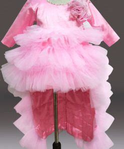Pink Maxi Birthday Gown - Girls Party Maxi Dress (1 - 15 Y)