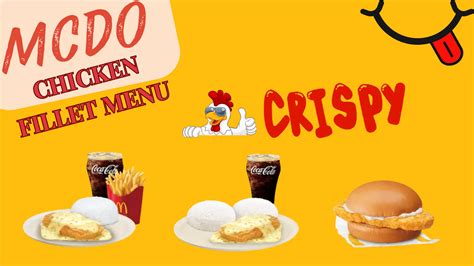 McDo Chicken Fillet Menu Price & Calories | Philippines 2025