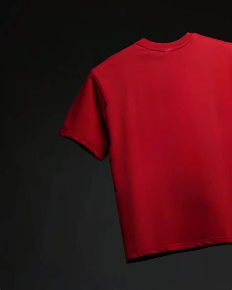 Plain Red Oversized Tshirt
