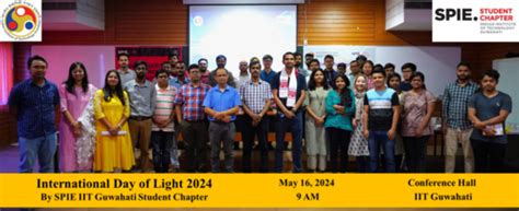 Home | SPIE IITG STUDENT CHAPTER