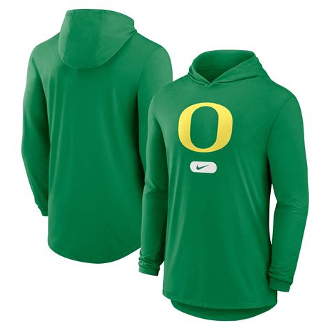 Men's Nike Green Oregon Ducks Lightweight Performance Long Sleeve ...