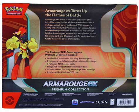 Pokemon Armarouge Ex Premium Collection Box