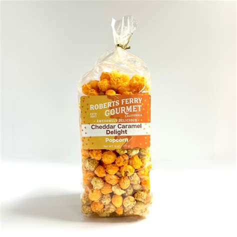 Cheddar Caramel Delight Popcorn – Roberts Ferry Gourmet