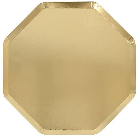 Meri Meri Gold Dinner Plates - Luxury Party Tableware – partyalacarte.co.in