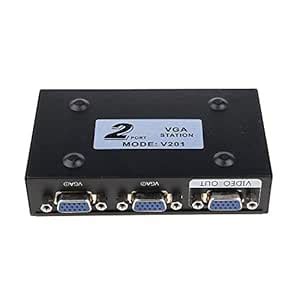 KUHINJA 2 Ports Switcher Splitter 2 Ways VGA Video Switch Adapter ...