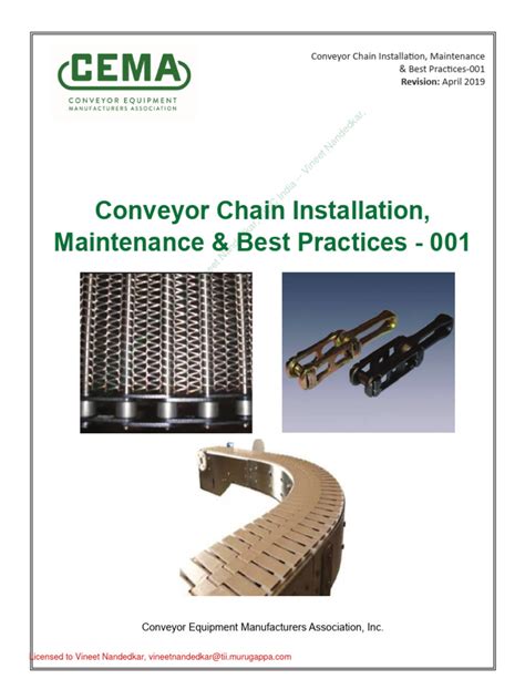 Chain Installation Best Practices 01 PTLCCP | PDF