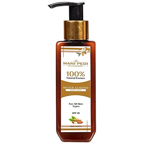 Buy The Mani Pedi Essentials Bitter Almond Body Lotion - SPF 20, For ...