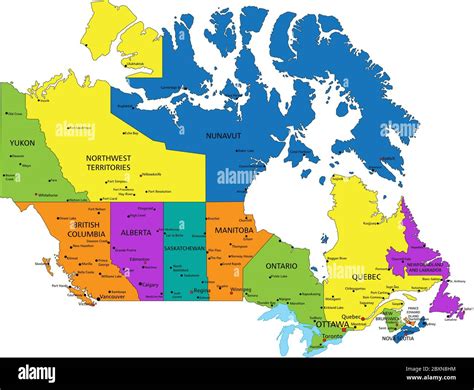 Canada Political Maps