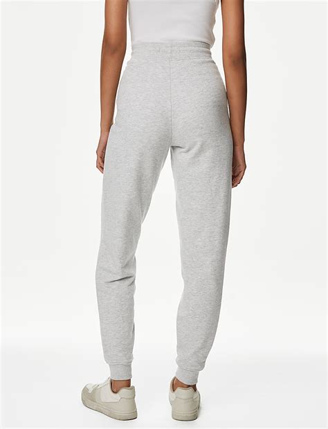 Buy The Cotton Rich Cuffed Joggers at Marks & Spencer