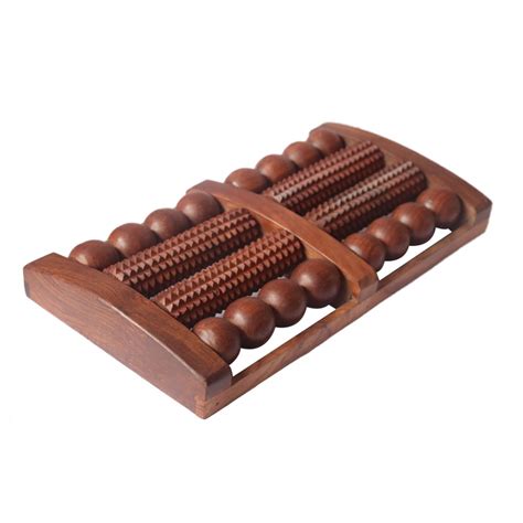 Buy 8 Row Wooden Dual Feet Massager – Foot Relaxation & Stress Relief ...