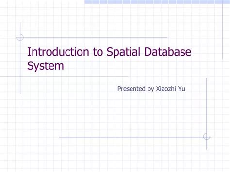 Image result for Spatial Database Tutorial