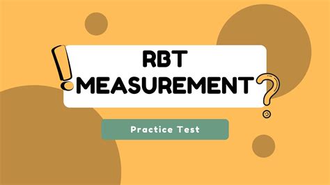 RBT Practice Test #1 | RBT Mock Exam