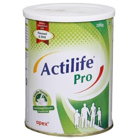 Actilife Pro Vanilla Flavour - Pack of 200g Powder : Amazon.in: Health ...