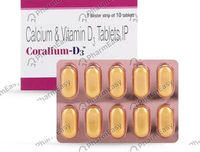 Coralium D3 Tablet: Uses, Side-effects, Price, Dosage & More Info ...