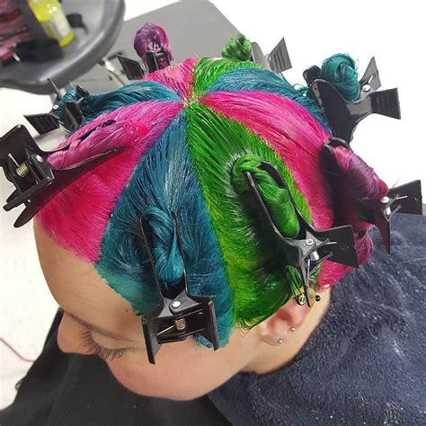 Image result for Pinwheel Hair Color Blocks