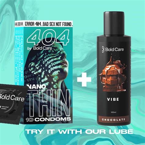 Buy 404 BY BOLD CARE SUPER NANO THIN CONDOMS 50 MICRONS DISPOSABLE ...