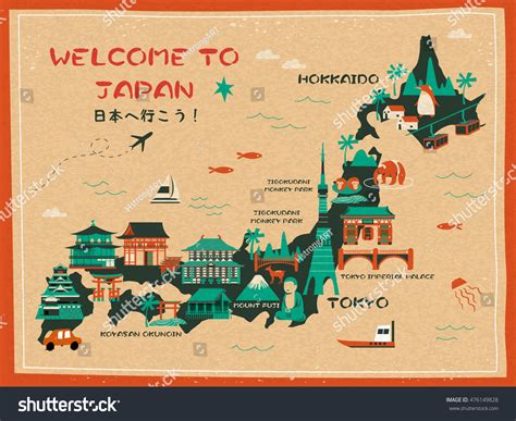 Japan Tourist Attractions Map _ Japon Tourisme – SKRW