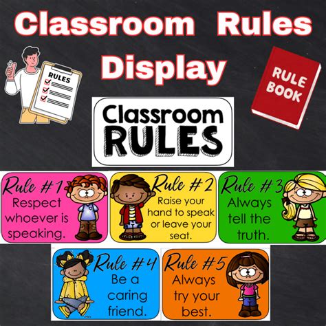 Image result for Classroom Rules Display
