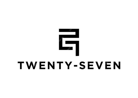 Premium Vector | Twenty seven logo design vector illustration