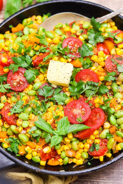 Easy Succotash Recipe - About a Mom
