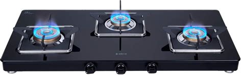 Faber Slim Gas stove 3 burner glass cooktop (Hob Cooktop Remo 3BB BK ...