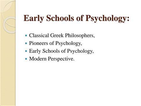 SOLUTION: Schools of psychology - Studypool