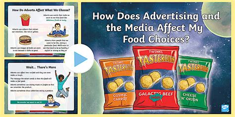How Does Advertising and the Media Affect My Food Choices PowerPoint