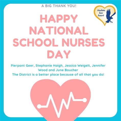 National School Nurse Day & National Nurses Week | Hudson City School ...