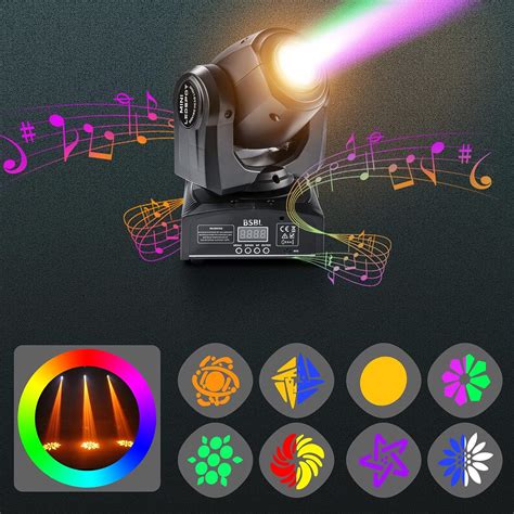 BSBL 30W LED Moving Head DJ Stage Light with GOBO, Color India | Ubuy