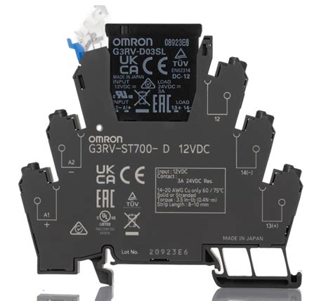 G3RV-ST700-D 12VDC Omron | Omron G3RV-ST Series Solid State Interface ...