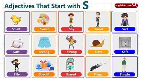 Adjectives That Start With S | Complete List Meanings & Examples