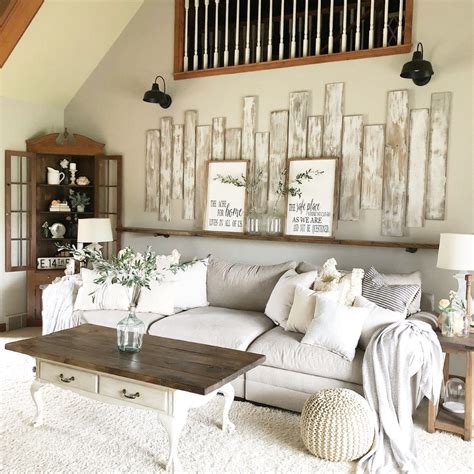 Living Room Wall Ideas Farmhouse at Summer Alfred blog