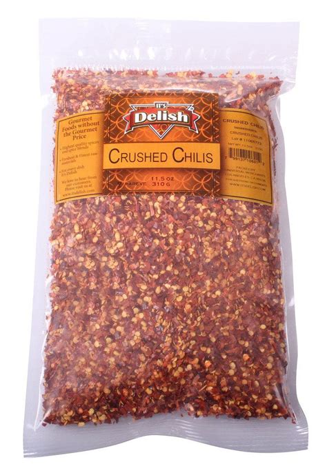Crushed Chilies Red Pepper Flakes by , 5 Lbs Bulk Bag – Dried Crushed ...