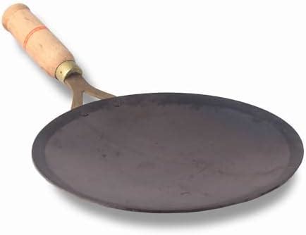 Buy Amazon Brand - Solimo Iron Concave Tawa 25 cm, Tava for Roti ...