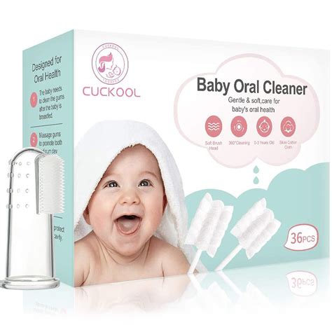 Snapklik.com : Baby Toothbrush, Infant Toothbrush Clean Baby Gums Disposable Tongue Cleaner ...