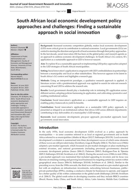 Local Economic Development Policy Approach 的图像结果