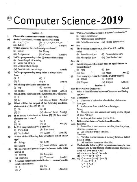Computer Science Class 12 Syllabus 2019 的图像结果