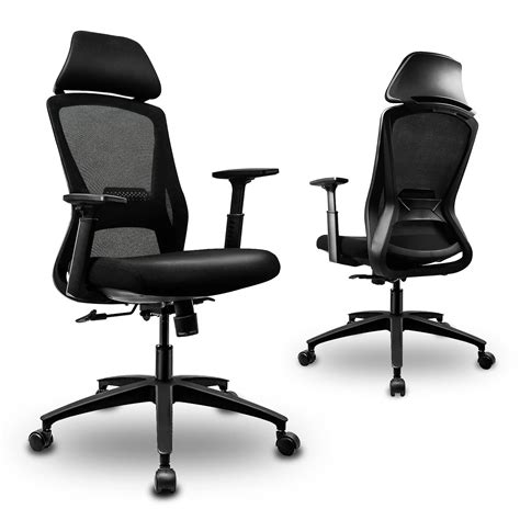 Byroras Ergonomic Desk Chair High Back Desk Chair With Adjustable ...