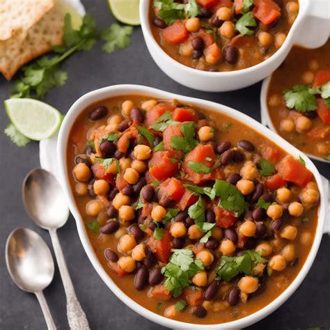 Black Bean and Chickpea Chili Recipe | Recipes.net