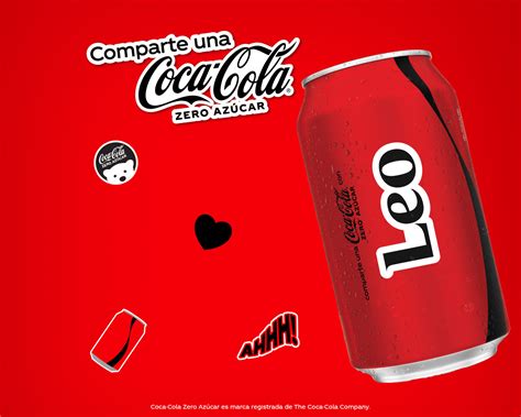 Comparte una Coca‑Cola Zero Azúcar personalizada | Coca‑Cola CL
