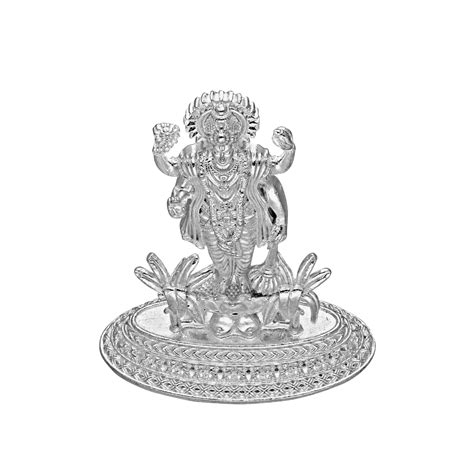 Buy Sri Jagdamba Pearls 39 Grams Vishnu Silver Idols Online at Low ...