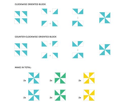 Image result for Easy Pinwheel Quilt Block Pattern