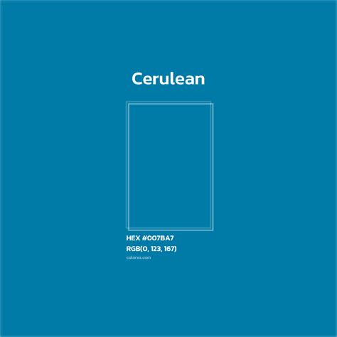 About Cerulean - Color codes | Matching colors and paints - colorxs.com