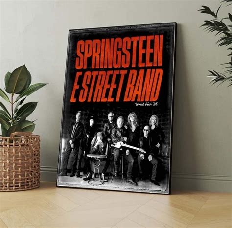 Bruce Springsteen and The E Street Band 2023 Poster | Ubuy India