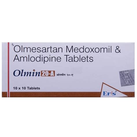 Olmin 20-A Tablet 10's Price, Uses, Side Effects, Composition - Apollo ...