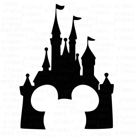 Disney Castle Silhouette Vector at Vectorified.com | Collection of ...