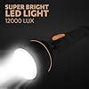 Duracell LED Torch Light, Super Bright, 12000 LUX, Ultra-Light and Easy ...
