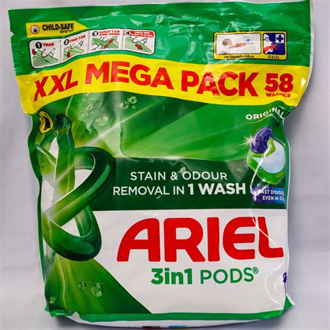 Ariel Washing Machine Laundry Pods-58 pods