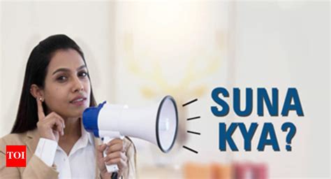 Your body is talking to you: Suna Kya? - Times of India