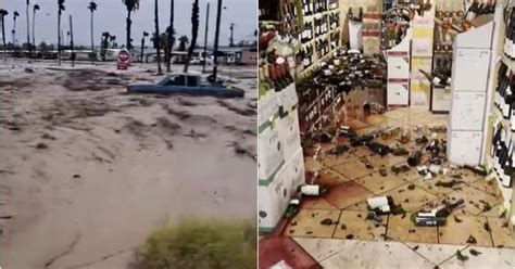 Video: Earthquake, flashfloods hit California as tropical storm Hilary ...